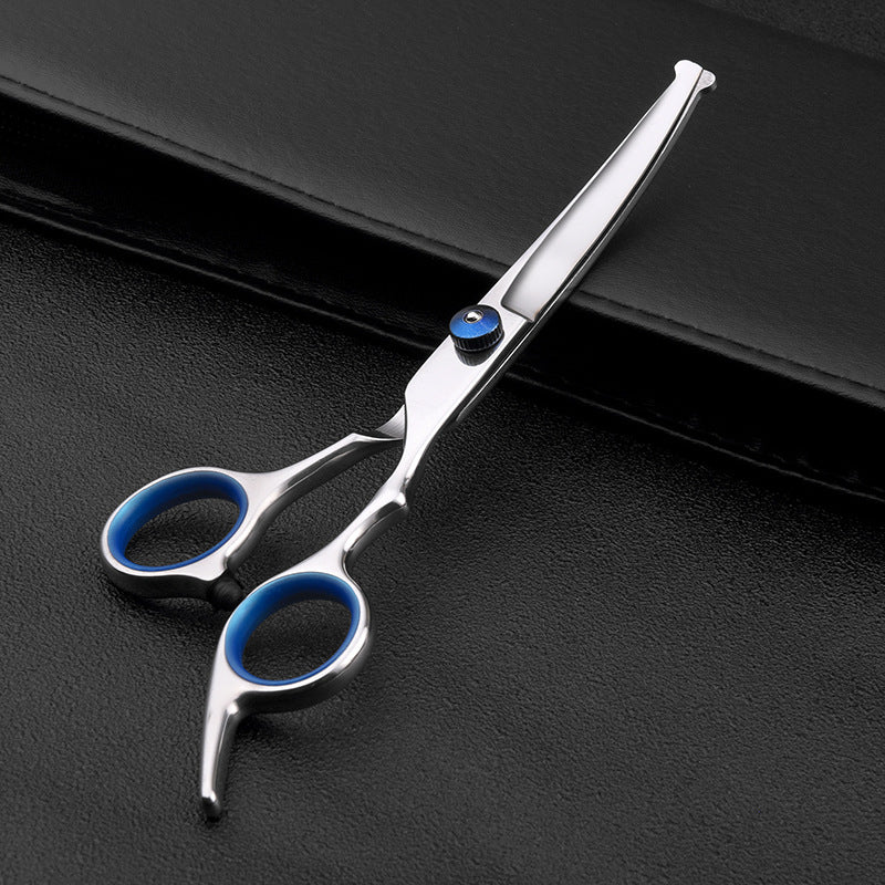 HKM-4594109 6-Inch Professional Stainless Steel Dog Grooming Scissors Set with Leather Bag