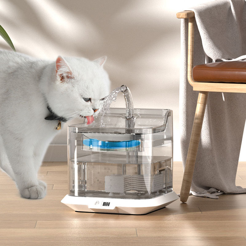 HKM-4594365 Automatic Pet Water Dispenser with Induction Charging and 3L Capacity - Ideal for Cats and Puppies