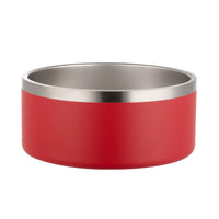 HKM-4594493 304 Stainless Steel Dog Bowl with Silica Gel Pad - Modern Design, 100oz Capacity, 10.5cm Height, 23.5cm Diameter