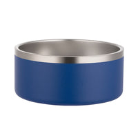 HKM-4594493 304 Stainless Steel Dog Bowl with Silica Gel Pad - Modern Design, 100oz Capacity, 10.5cm Height, 23.5cm Diameter