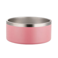 HKM-4594493 304 Stainless Steel Dog Bowl with Silica Gel Pad - Modern Design, 100oz Capacity, 10.5cm Height, 23.5cm Diameter