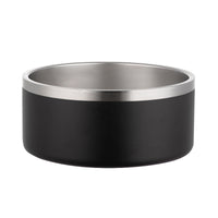 HKM-4594493 304 Stainless Steel Dog Bowl with Silica Gel Pad - Modern Design, 100oz Capacity, 10.5cm Height, 23.5cm Diameter