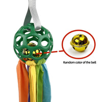 HKM-4595773 Interactive Educational Hollow Toy Ball for Dogs and Cats with TPR Sound and Bell - 75cm, 210g