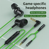 HKM-459603 In-Ear Wired Gaming Earphones with Microphone and Volume Control for Mobile Devices