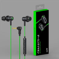 HKM-459603 In-Ear Wired Gaming Earphones with Microphone and Volume Control for Mobile Devices