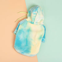 HKM-4596669 Cozy Tie-Dye Sweater for Small Pets - Autumn & Winter Warmth