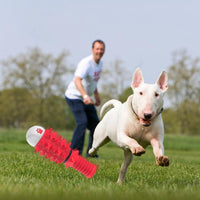 HKM-4596925 Durable Rubber Chewing Toy with Squeaker for Medium and Large Dogs