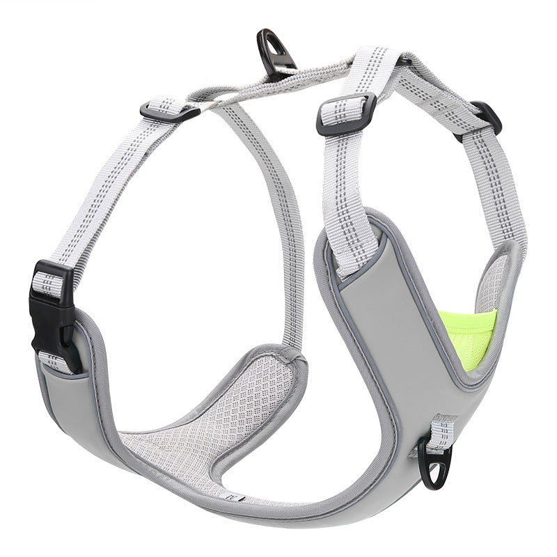 HKM-4597565 Adjustable Outdoor Trekking Chest and Back Strap for Big Dogs