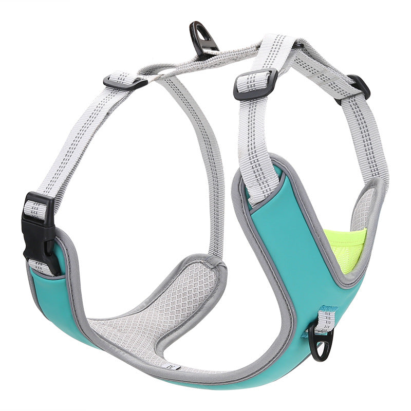 HKM-4597565 Adjustable Outdoor Trekking Chest and Back Strap for Big Dogs