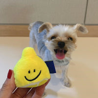 HKM-4599101 Plush Lemon Tea Cup Toy with Snack Pocket and BB Call for Pets