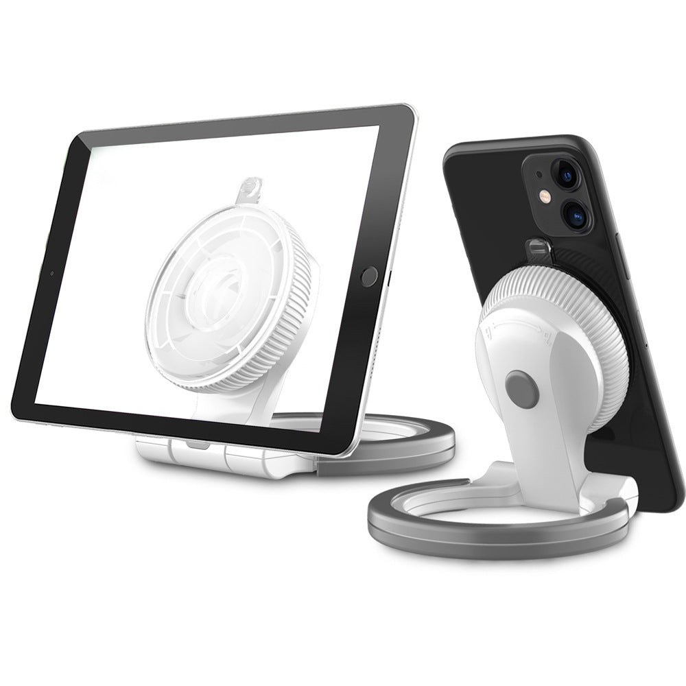 HKM-459923 Adjustable Lazy Bracket for Mobile Phones and Tablets - Compatible with 4.7-inch and Above Devices, Desktop Use, Black or White