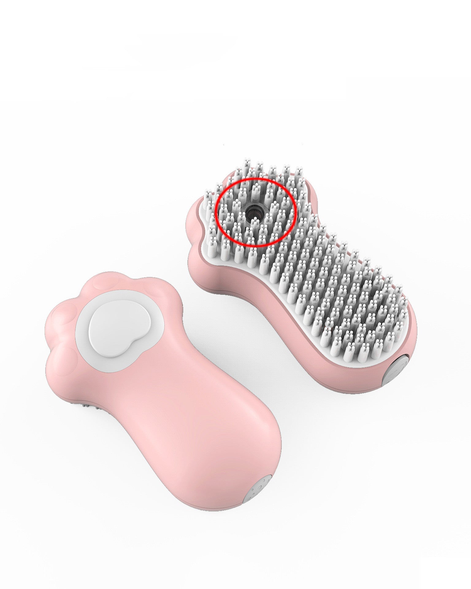 HKM-4599869 Soft Bristle Cat Shower Brush for Gentle Massage and Cleaning