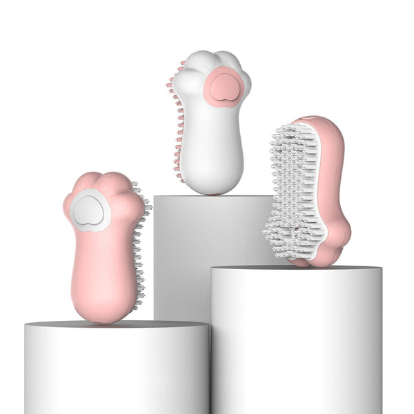 HKM-4599869 Soft Bristle Cat Shower Brush for Gentle Massage and Cleaning