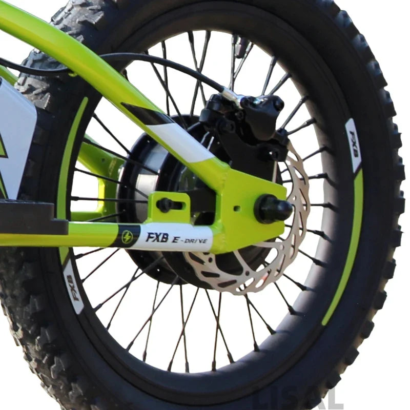 HKM-460115 16-Inch Electric Balance Bike for Kids with 2-Speed Gears and Disc Brake