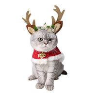 HKM-4602429 Festive Red Polar Fleece Christmas Windshield Cloak with Adjustable Length and Fur Ball Accents
