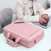 HKM-460243 Waterproof 15.6 Inch Laptop Messenger Bag for Men - Stylish Computer Cover