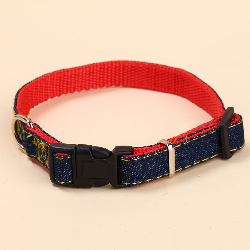 HKM-4603837 Nylon Traction Collar and Dog Chain Set, Multiple Sizes Available