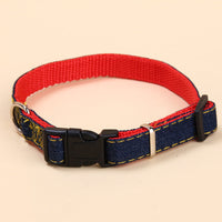 HKM-4603837 Nylon Traction Collar and Dog Chain Set, Multiple Sizes Available