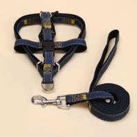 HKM-4603837 Nylon Traction Collar and Dog Chain Set, Multiple Sizes Available