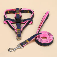 HKM-4603837 Nylon Traction Collar and Dog Chain Set, Multiple Sizes Available