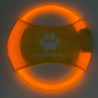 HKM-4604861 LED Dog Flying Disc – Rechargeable Interactive Training Toy for Fun Nighttime Play