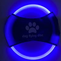 HKM-4604861 LED Dog Flying Disc – Rechargeable Interactive Training Toy for Fun Nighttime Play