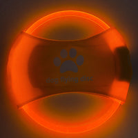 HKM-4604861 LED Dog Flying Disc – Rechargeable Interactive Training Toy for Fun Nighttime Play