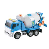 HKM-460499 1:12 Friction Powered Engineering Truck Agitator Toy for Kids Ages 2 to 7, ABS Plastic Construction