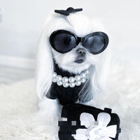 HKM-4606013 Elegant Pearl Necklace for Dogs and Cats - Adjustable Sizes Available