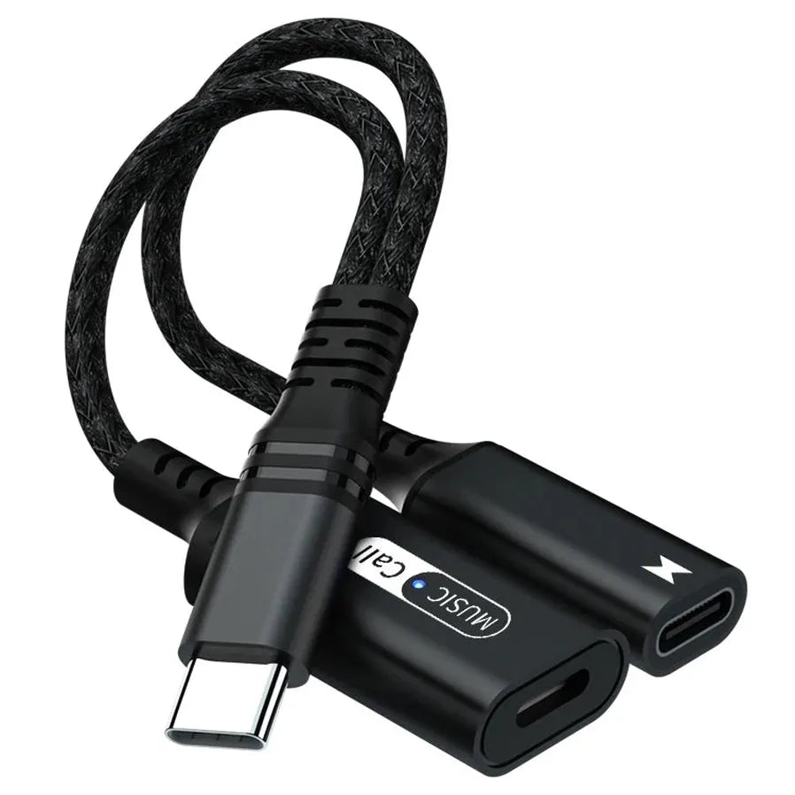 HKM-460755 Type C to Lightning Audio and Charging Adapter for iPad - Supports PD 60W Fast Charge