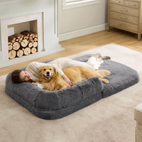HKM-4608061 Foldable Dog Nest Bed with Removable Washable Cover - Multiple Colors Available