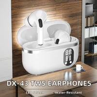 HKM-461011 Wireless TWS In-Ear Headset with Stereo Sound Quality and Bluetooth for Sports Activities