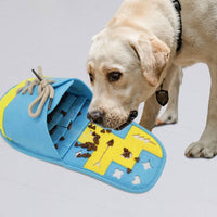 HKM-4610621 Interactive Slow Feeding Chew Toy for Dogs - Soft Felt Cloth, 58g