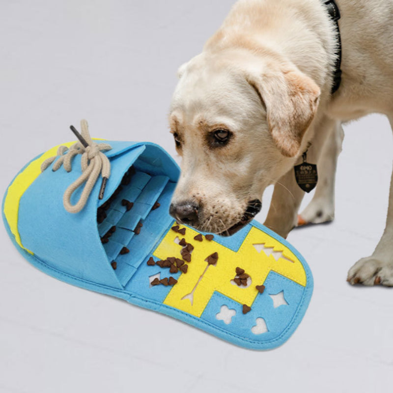 HKM-4610621 Interactive Slow Feeding Chew Toy for Dogs - Soft Felt Cloth, 58g