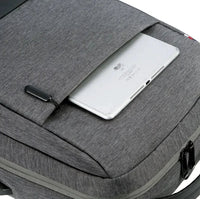 HKM-461075 Custom Logo Laptop Backpack with Waterproof Zipper and USB Port, Polyester Material