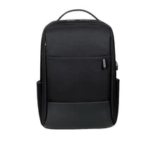HKM-461075 Custom Logo Laptop Backpack with Waterproof Zipper and USB Port, Polyester Material