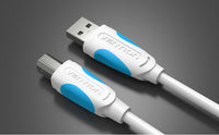 HKM-461075 USB 2.0 Printer Data Cable VAS-A16 with Nickel Plated Interface and High Purity Copper Core