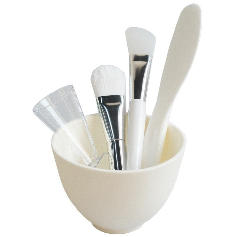 HKM-461267 Silicone Face Mask Mixing Tools Set - 5-Piece Kit for Skincare and Beauty Applications