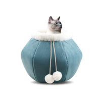 HKM-4613821 Autumn and Winter Foldable Deep Sleep Pet Bed in Ice Velvet ¨C Multiple Colors Available