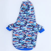 HKM-4613949 Camouflage Pet Hoodie - Casual Two-Legged Outfit for All Sizes