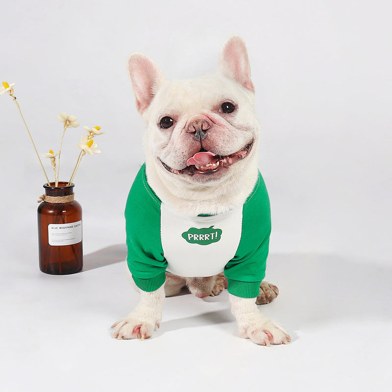 HKM-461523 Korean-Style Thin Stitching Autumn Dog Clothes for Comfort and Warmth