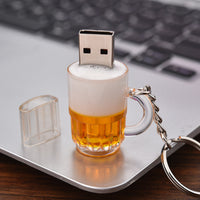 HKM-461523 Personalized Beer Mug USB Flash Drive - 2GB to 64GB Storage Options, Metal & Plastic Design