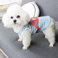 HKM-4615357 Small Pet Dog Backpack Vest - Adjustable Fit for Sizes S-XXXL, Yellow & Blue Options
