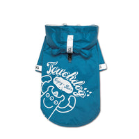 HKM-4617917 Waterproof Nylon Dog Raincoat for All Seasons - Casual Fit, Two Feet Size