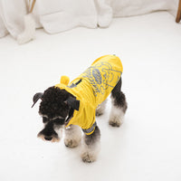 HKM-4617917 Waterproof Nylon Dog Raincoat for All Seasons - Casual Fit, Two Feet Size