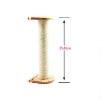 HKM-4618813 Cat Scratch Column Cat Climbing Frame 53cm Sisal and Wood Design для Cats