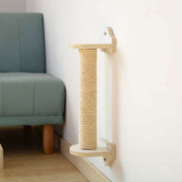HKM-4618813 Cat Scratch Column Cat Climbing Frame 53cm Sisal and Wood Design для Cats