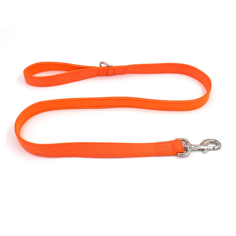 HKM-4619325 Nylon Adjustable Pet Chest Harness and Leash for Dogs in Various Colors