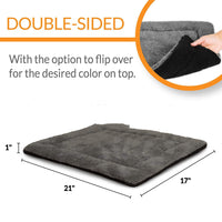 HKM-4619581 Warm Flannel Cat Nest with Automatic Heating - Indoor Pet Insulation Mat - Grey 75x50cm, 90x55cm, 105x70cm