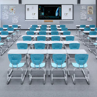 HKM-461971 Durable PP Plastic School Desk with Modern Ergonomic Design